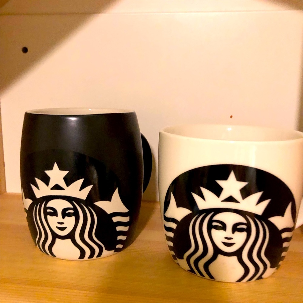 Two Starbucks Mugs